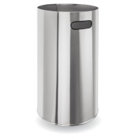 BC140 Dolphin Stainless Steel Round Bin with Castors