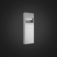 DP4106 Dolphin Prestige Towel Dispenser and Waste Bin Combination Unit