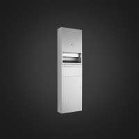 DP4107 Dolphin Prestige Paper Towel Dispenser and Waste Bin Combination Unit