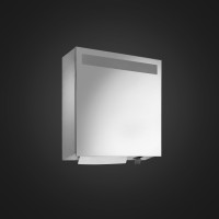 DP4109 Dolphin Prestige Mirror Fronted Cabinet with Integral Soap and Paper Dispenser