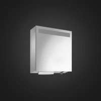 DP4113 Dolphin Prestige Mirror Fronted Cabinet with Integral Soap and Paper Dispenser