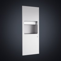 DP4313 Dolphin Prestige Paper Towel Dispenser and Waste Bin Combination Unit
