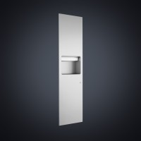 DP4316 Dolphin Prestige Recessed Paper Towel Dispenser and Waste Bin