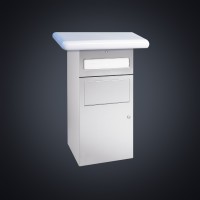 DP4601 Dolphin Prestige Towel Dispenser and Waste Bin Combination