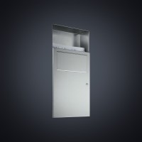 DP5301 Dolphin Prestige Recessed Sanitary Bin