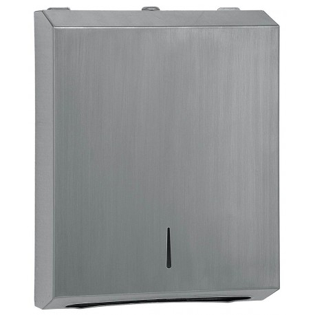 304 grade Brushed Stainless Steel hand towel dispenser