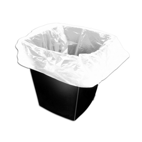 White Square Bin Liner 32g 15x24x24" (1x1000)