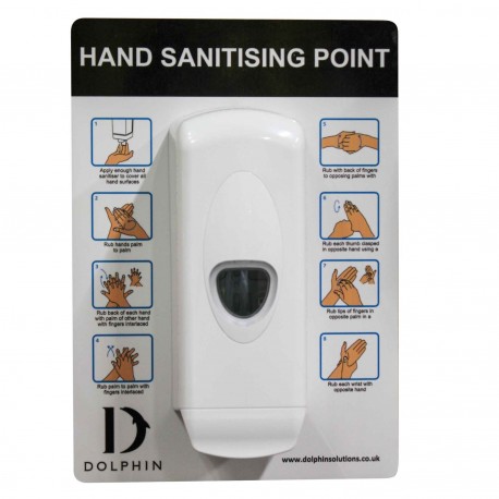 HAND SANITISER SIGN AND DISPENSER – LIQUID BULK FILL