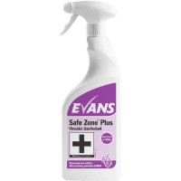 Evans Vanodine Safe Zone Plus Virucidal Cleaner Disinfectant