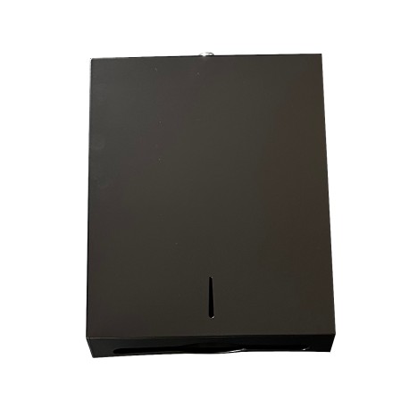 C21 C-Fold Hand Towel Black Metal Dispenser 