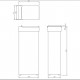 BC984 DOLPHIN STAINLESS STEEL SANITARY BIN