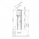 BC109-BH7 DOLPHIN ADJUSTABLE HEIGHT WALL MOUNTED AIR DRYER