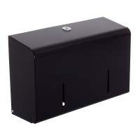Premium Matte Black Twin Micro 6” Jumbo Dispenser