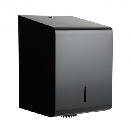 Premium Matte Black Large Centre Feed Dispenser