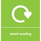 Recycling Sticker English
